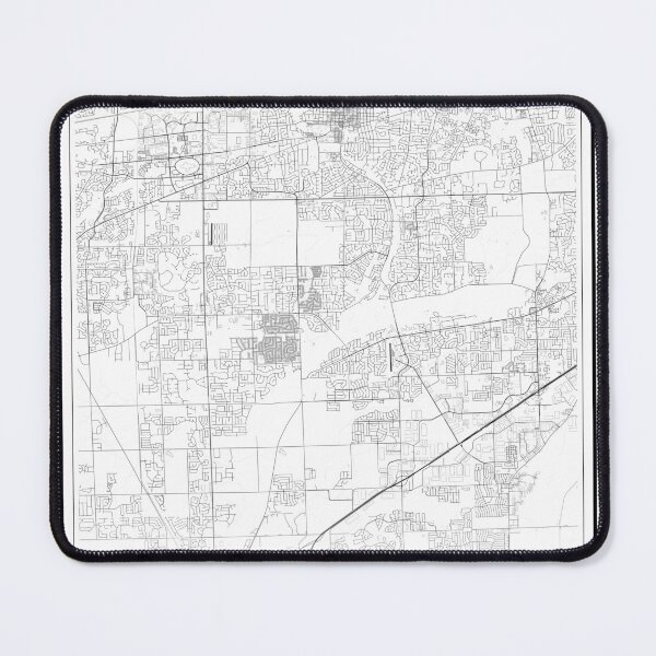 Item preview, Naperville City Map designed and sold by SHAMPAIN-ART-CO.