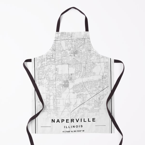 Item preview, Naperville City Map designed and sold by SHAMPAIN-ART-CO.