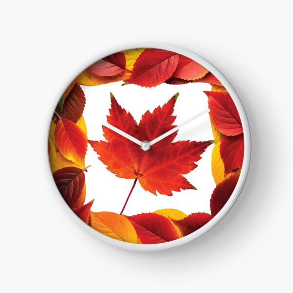 FALL PATTERN Clock