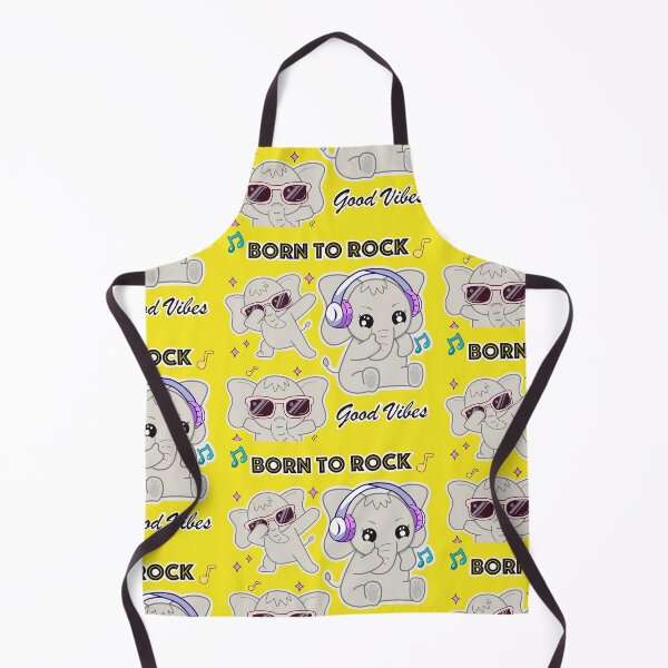 Item preview, Born to Rock, Spreading Good Vibes - Kiana Baby Elephant designed and sold by NAMITRA.