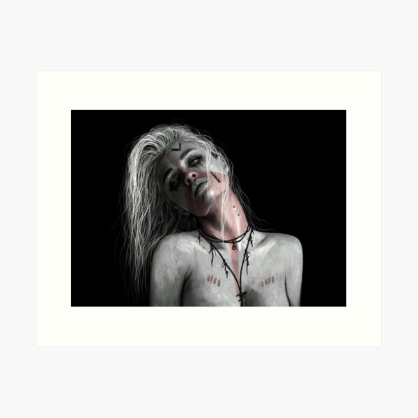 Vampire Bite Art Print