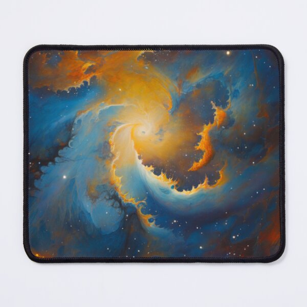 Item preview, Blue and Yellow Cosmic Radiance designed and sold by BirdsnStuff.