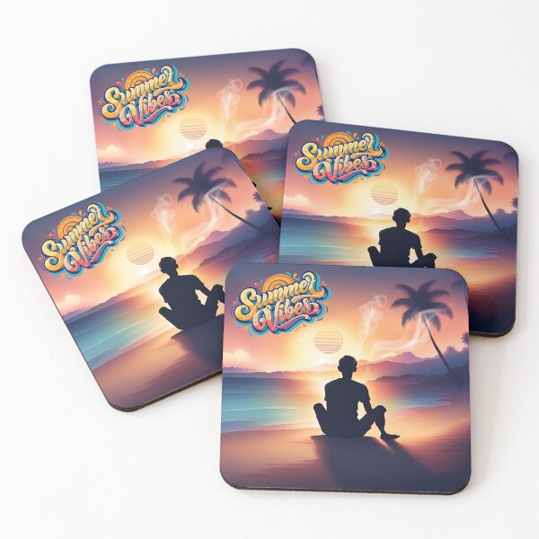 Item preview, Summer Vibes Sunset Beach designed and sold by TommyTsunami.