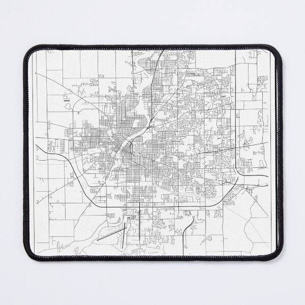 Item preview, Rockford City Map designed and sold by SHAMPAIN-ART-CO.