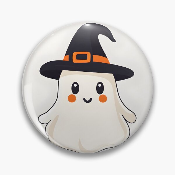 Item preview, Witchy Ghost with a Pointed Hat designed and sold by CharmingQuill.