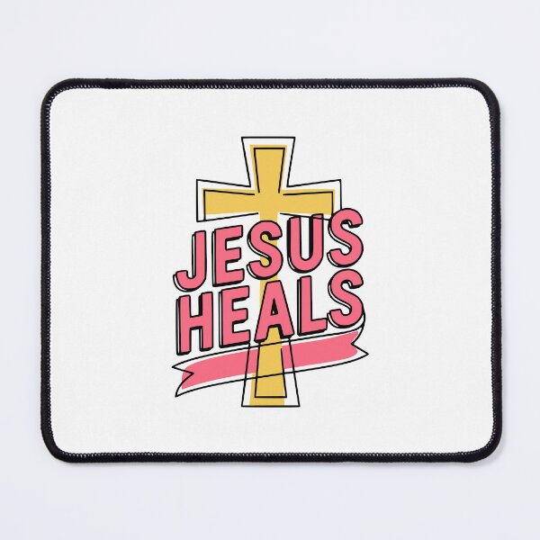 Item preview, Jesus Heals! Pink And Yellow designed and sold by PMCreative.