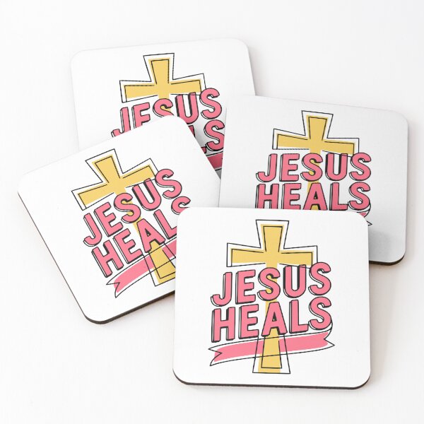 Item preview, Jesus Heals! Pink And Yellow designed and sold by PMCreative.