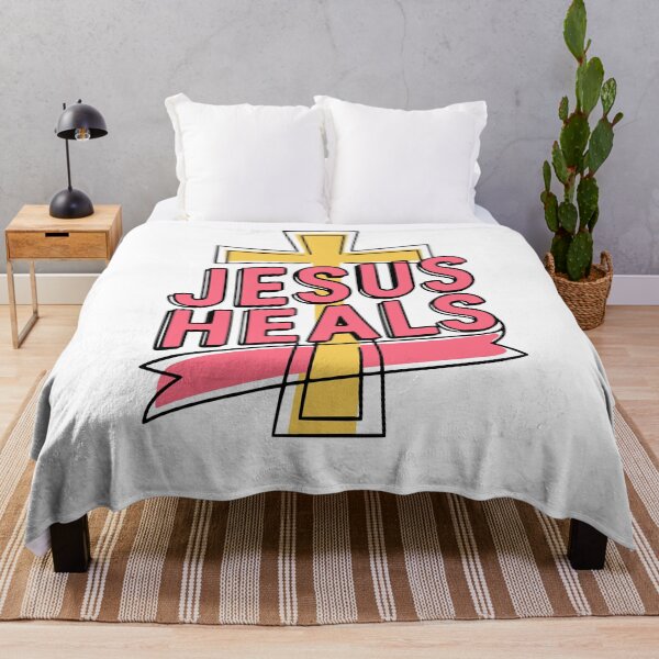 Item preview, Jesus Heals! Pink And Yellow designed and sold by PMCreative.