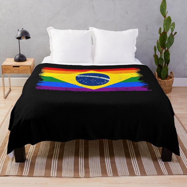 Item preview, Brazil Gay Flag LGBT Design designed and sold by PNGShop.