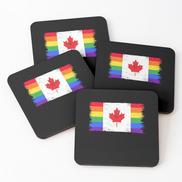 Item preview, Canada Gay Flag LGBT Design designed and sold by PNGShop.
