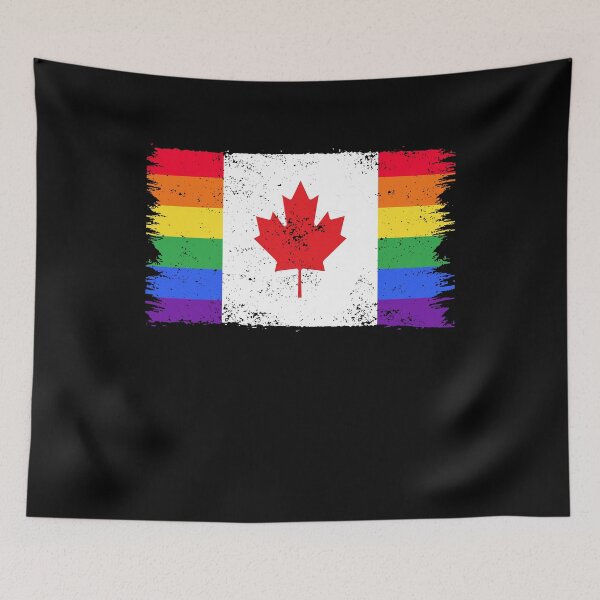 Item preview, Canada Gay Flag LGBT Design designed and sold by PNGShop.