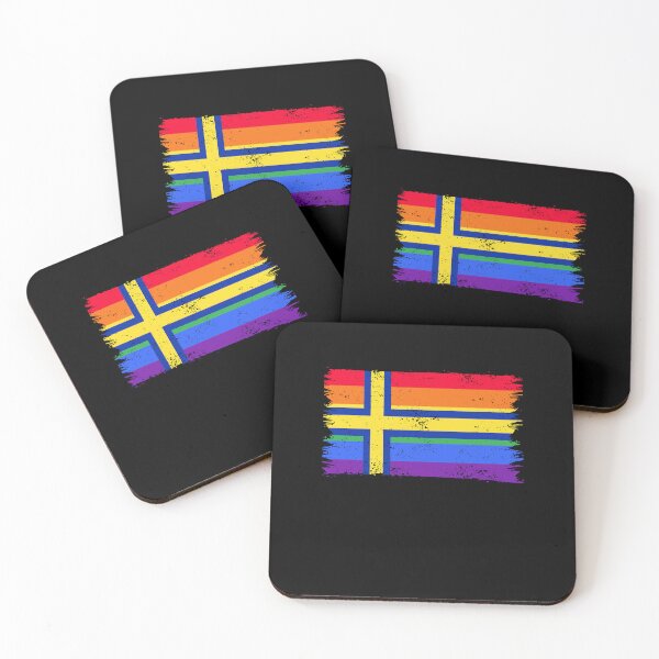 Item preview, Sweden Gay Flag LGBT Design designed and sold by PNGShop.