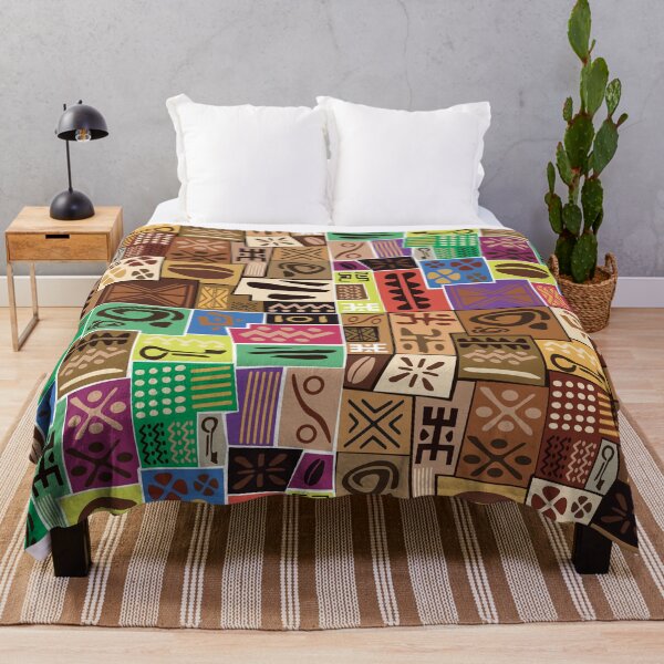 Item preview, African mud cloth Bogolan design designed and sold by Wolagno.