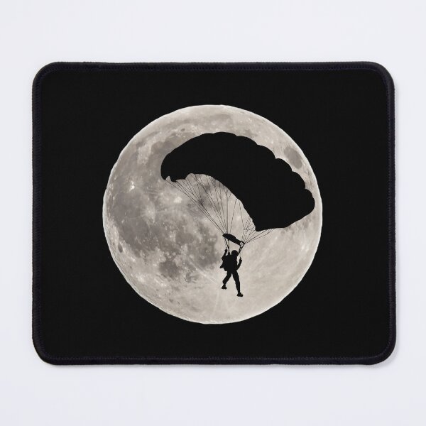 Item preview, Parachuting to the Moon Silhouette Tee designed and sold by GorinART.
