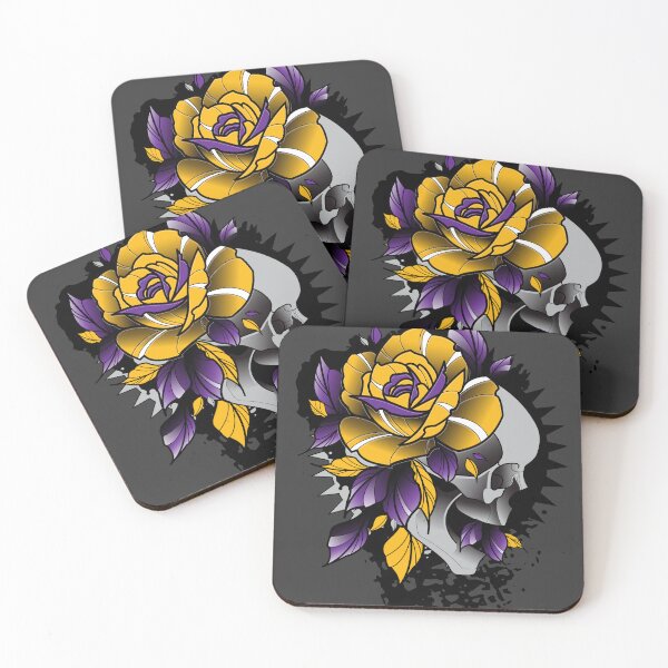 Item preview, Flower, skull and spikes designed and sold by Sima Sirus.