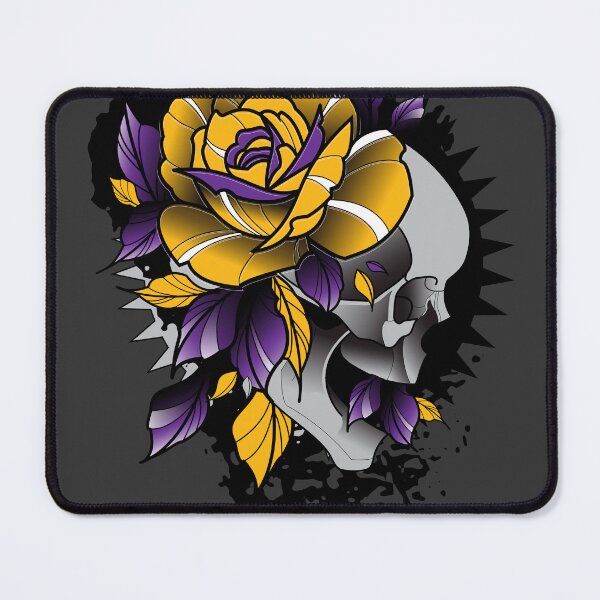 Item preview, Flower, skull and spikes designed and sold by Sima Sirus.