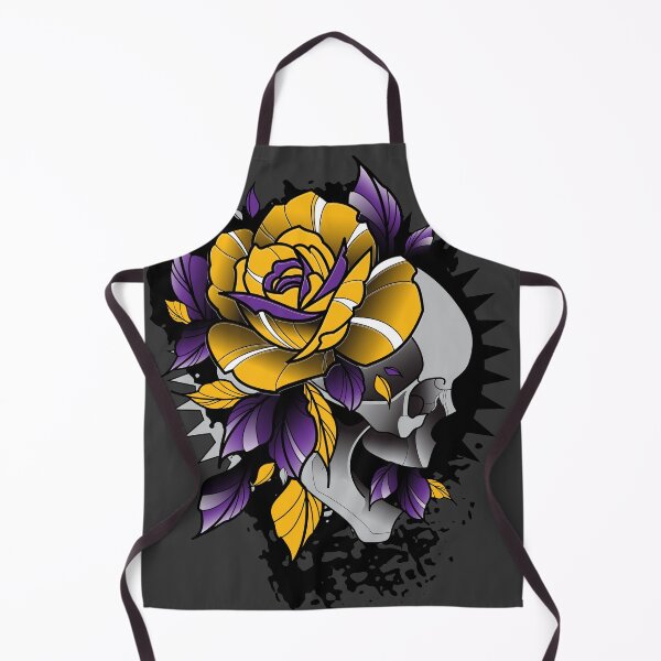 Item preview, Flower, skull and spikes designed and sold by Sima Sirus.