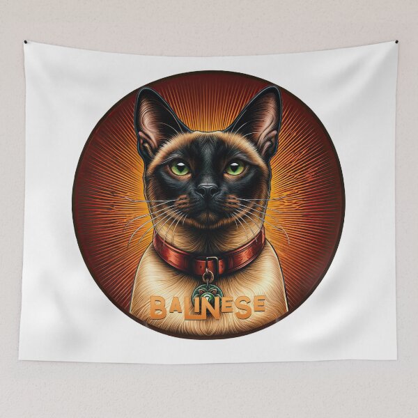 Item preview, Poster Prints T-Shirt Design - Cat Breeds: Balinese designed and sold by ForeverPrintsOK.