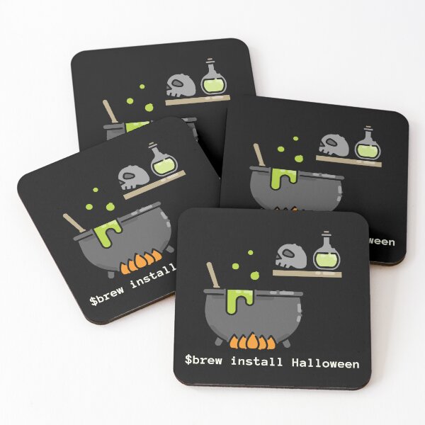 Item preview, $Brew Install Halloween - Tech Halloween designed and sold by Circle-Cats.