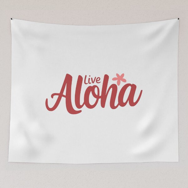 Item preview, Live Aloha. Pink Hawaiian designed and sold by PMCreative.
