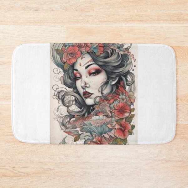 Item preview, Retro flower girl designed and sold by davidbjones254.