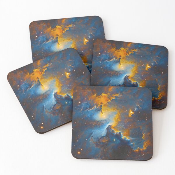 Item preview, Blue and Yellow Cosmic Radiance designed and sold by BirdsnStuff.