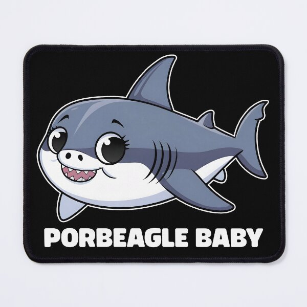 Item preview, Porbeagle Shark Baby for Shark Lovers & Ocean Enthusiasts designed and sold by KLArtzStore.