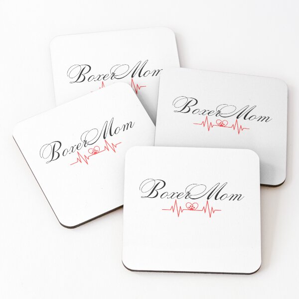 Item preview, Boxer Mom Heartbeat Design designed and sold by BoxerDogNation.