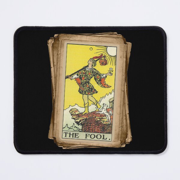 Item preview, The Fool vintage tarot card art designed and sold by Izzy-Holiday.