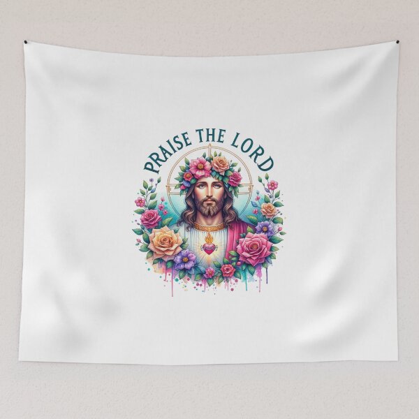 Item preview, Floral Faith – Praise the Lord Religious Design designed and sold by artedigital99.