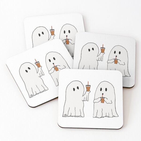 Item preview, Iced Coffee Ghosts designed and sold by SelahEsperanza.
