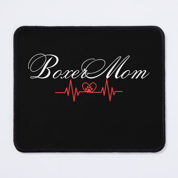 Item preview, Boxer Mom Heartbeat Design designed and sold by BoxerDogNation.