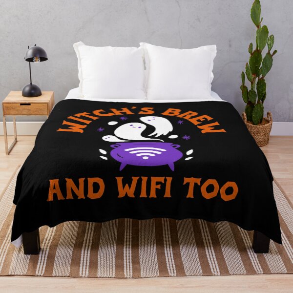 Item preview, Witch's Brew and Wifi Too - Tech Halloween designed and sold by Circle-Cats.