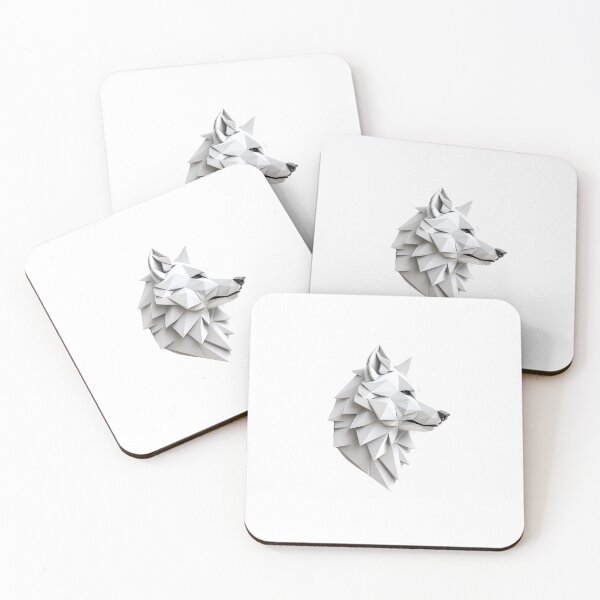 Item preview, Cartoon Style Wolf Logo Stickers, Logo, Illustration, Wall arts, Art Prints and More designed and sold by Kevin Lou.