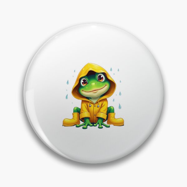 Item preview, Frog in Rainy Gear designed and sold by FroggieVibes.