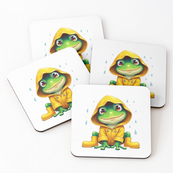 Item preview, Frog in Rainy Gear designed and sold by FroggieVibes.
