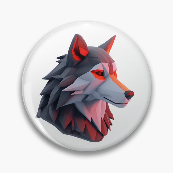 Item preview, Cartoon Style Wolf Logo Stickers, Logo, Illustration, Wall arts, Art Prints and More designed and sold by Kevin Lou.