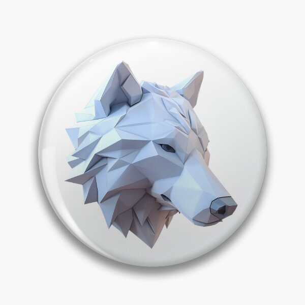 Item preview, Cartoon Style Wolf Logo Stickers, Logo, Illustration, Wall arts, Art Prints and More designed and sold by Kevin Lou.