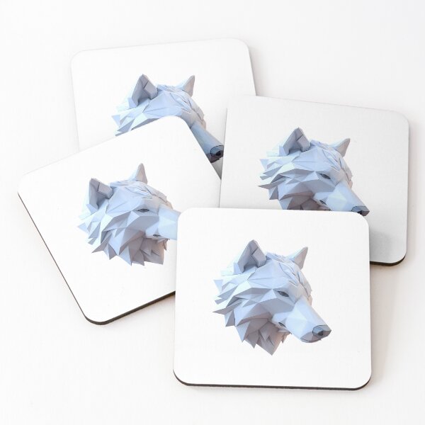 Item preview, Cartoon Style Wolf Logo Stickers, Logo, Illustration, Wall arts, Art Prints and More designed and sold by Kevin Lou.