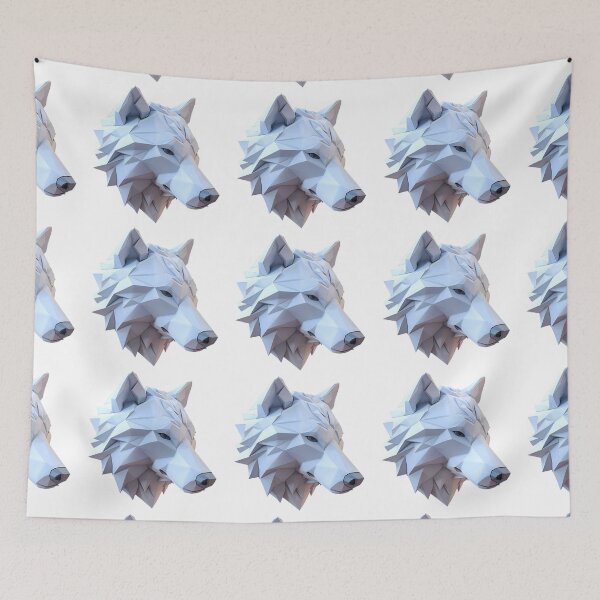 Item preview, Cartoon Style Wolf Logo Stickers, Logo, Illustration, Wall arts, Art Prints and More designed and sold by Kevin Lou.