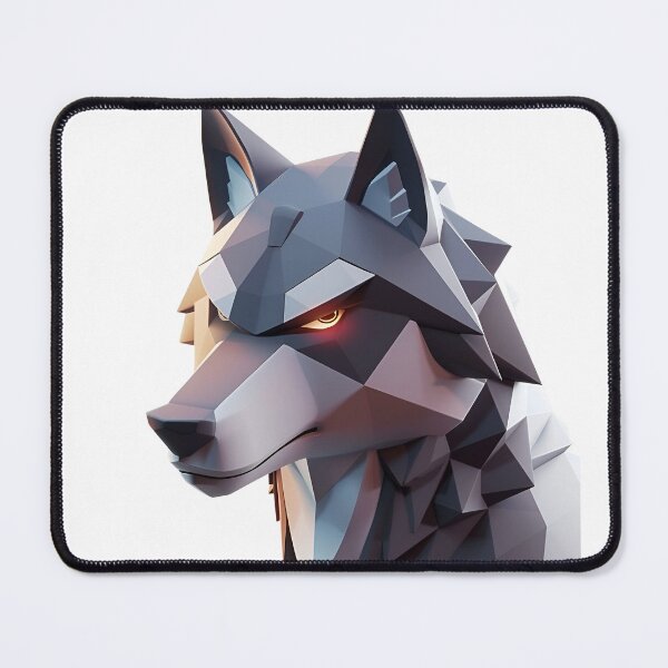 Item preview, Cartoon Style Wolf Logo Stickers, Logo, Illustration, Wall arts, Art Prints and More designed and sold by Kevin Lou.