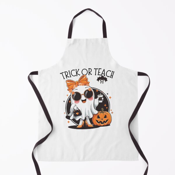 Item preview, Teacher Halloween Trick Or Teach Cute Ghost Coffee Pumpkins designed and sold by BloomMarch.