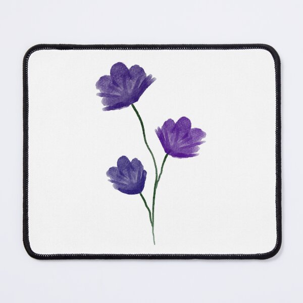 Item preview, Purple Watercolor Flowers Painting designed and sold by AveryZi.