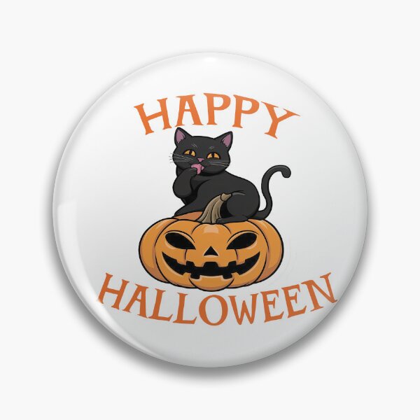 Item preview, Happy Halloween: Pumpkin Purfect Cat designed and sold by Sensepiphoria.