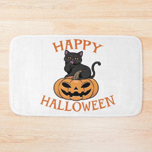 Item preview, Happy Halloween: Pumpkin Purfect Cat designed and sold by Sensepiphoria.