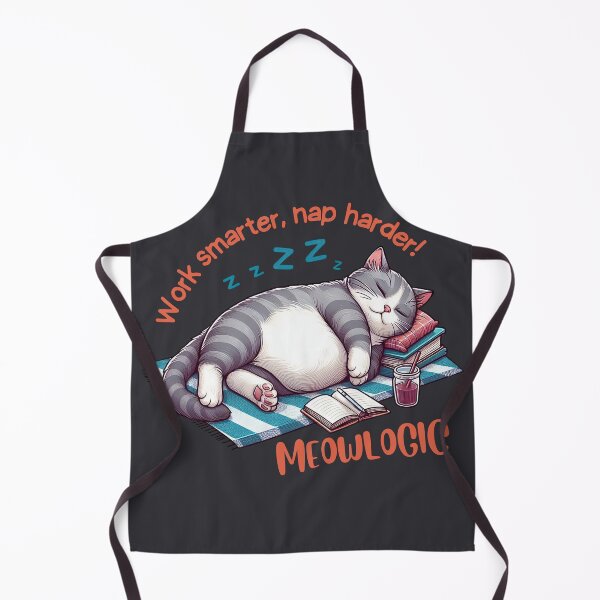 Item preview, meowlogic work smarter nap harder designed and sold by digilabs.