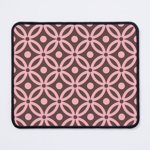 Item preview, Pretty Intertwined Ring and Dot Pattern Pink & Brown designed and sold by tonymagnerart.