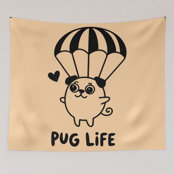 Item preview, pug life designed and sold by 123ks.