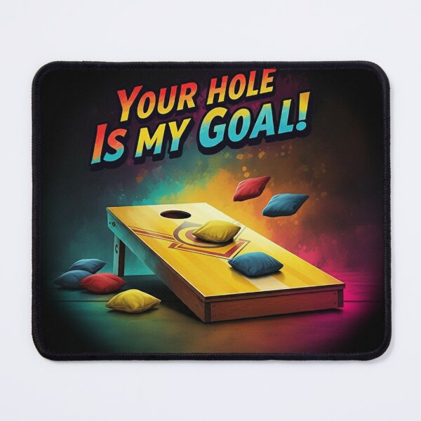 Item preview, Cornhole - Your Hole Is My Goal - Beanbag - Black designed and sold by JLEmporium.
