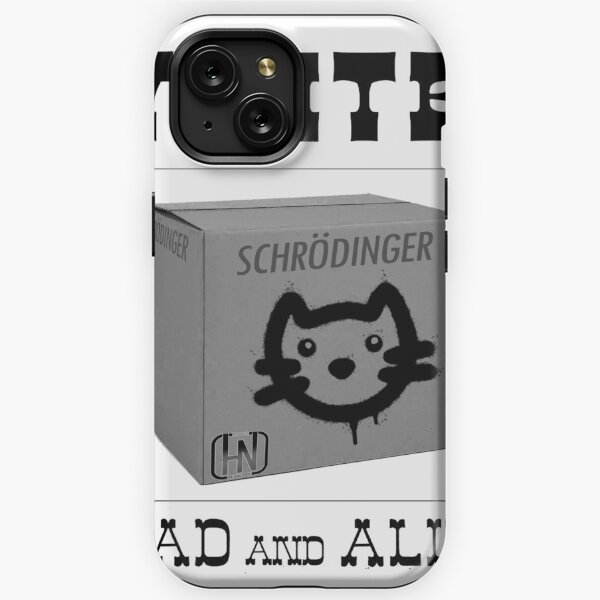 Schrodinger's Cat Wanted iPhone Tough Case